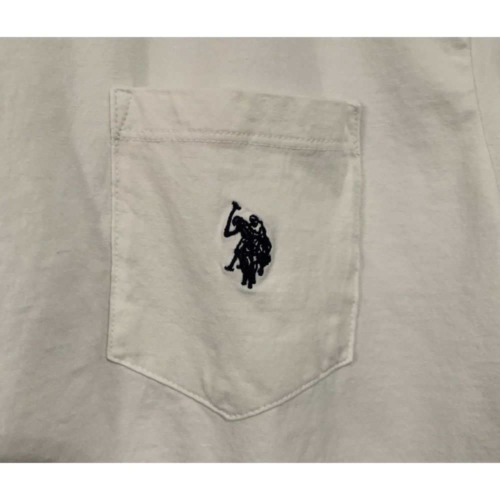 US Polo Assn Mens White Short Sleeve T Shirt Classic Pony Logo Size Small - Picture 6 of 16